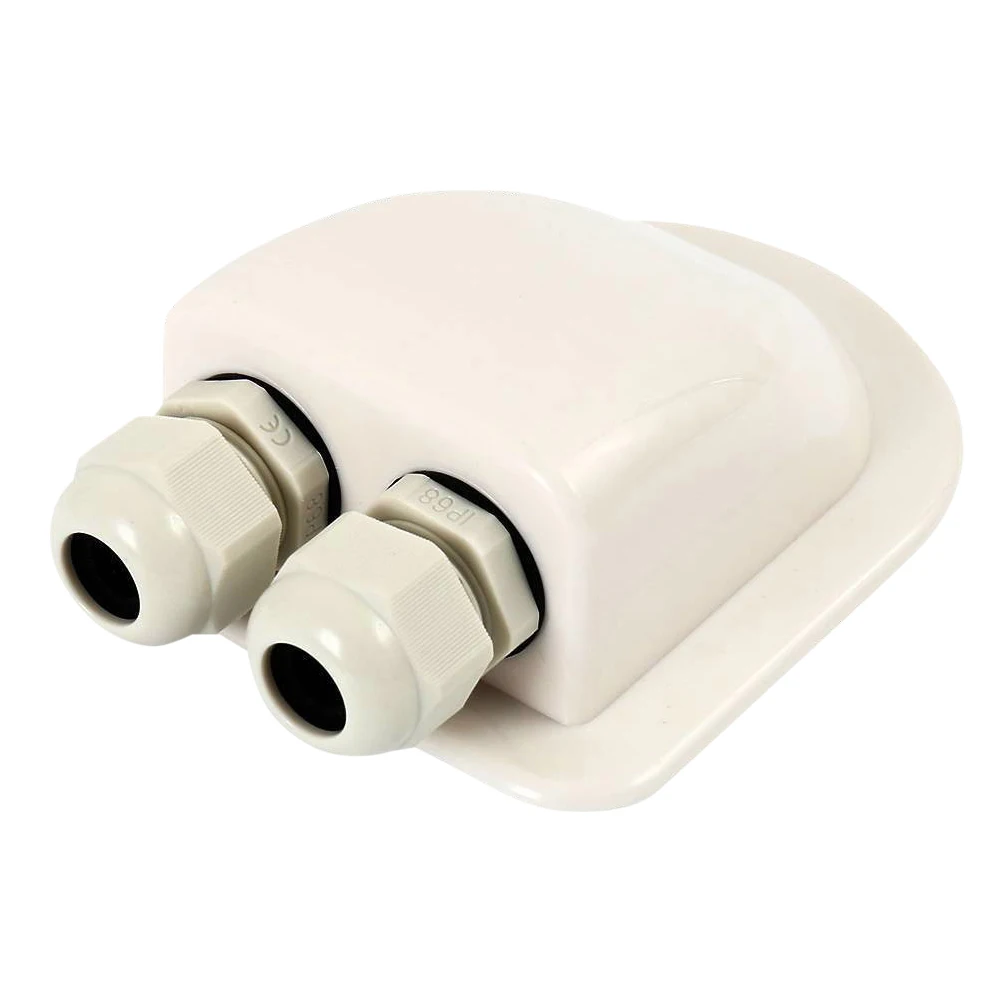 HOT Double Cable Entry Gland Cable Box Waterproof ABS for Moterhome Solar Panels LSF99