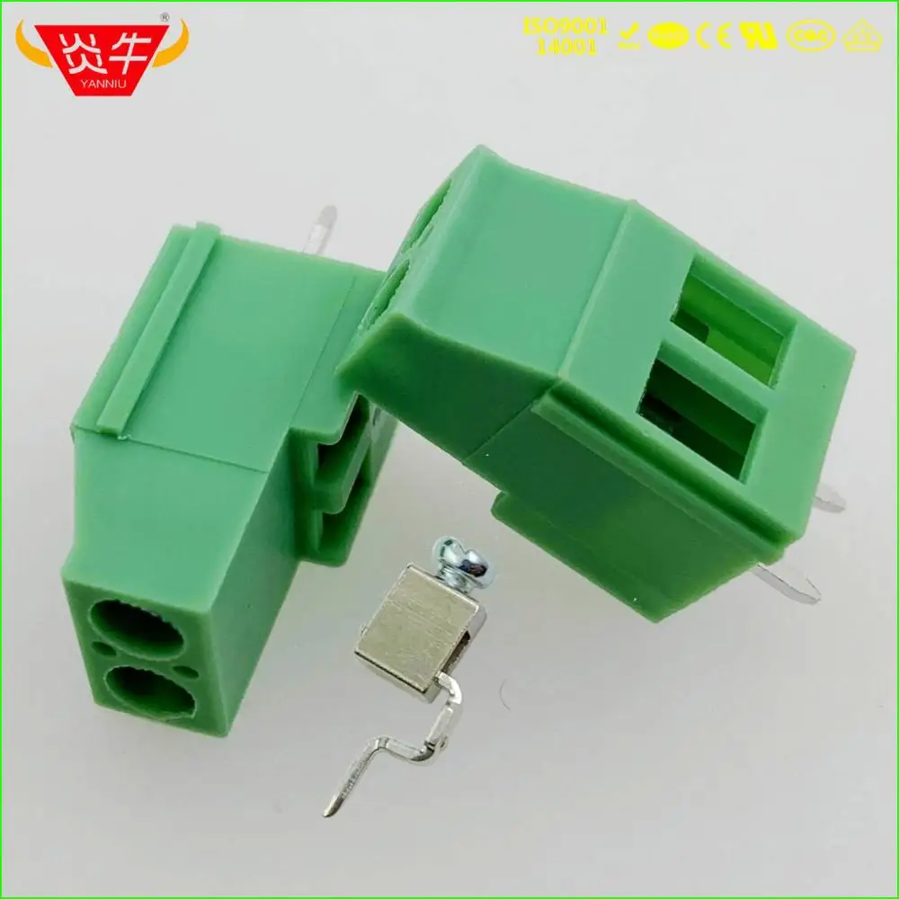 KF129 5,0 2P 3P PCB универсальные Винтовые клеммные блоки DG129 5,0 мм 2PIN 3PIN MKDS 3/2-5,0-1711026 Феникс контакт DEGSON KEFA - Цвет: 129-5.0-2P
