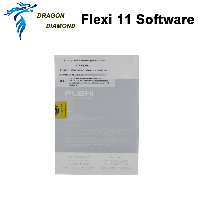 Программное обеспечение Flexi 11 для ручного контурного режущего плоттера Teneth