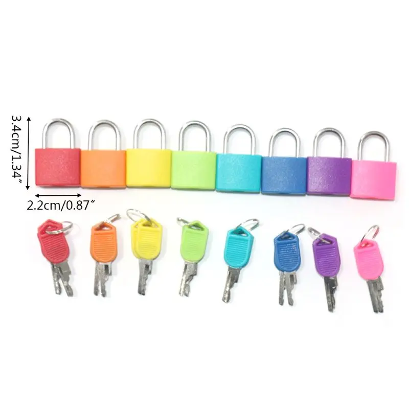 Colorful Montessori Locks Keys Set Children Early Learning Education Sensory Toy