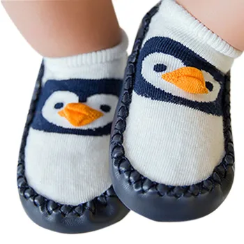 

Baby Clothing Baby Socks With Rubber Soles Infant Socks Newborn New Autumn Winter Children Floor Socks Shoes Anti Slip Soft Sole