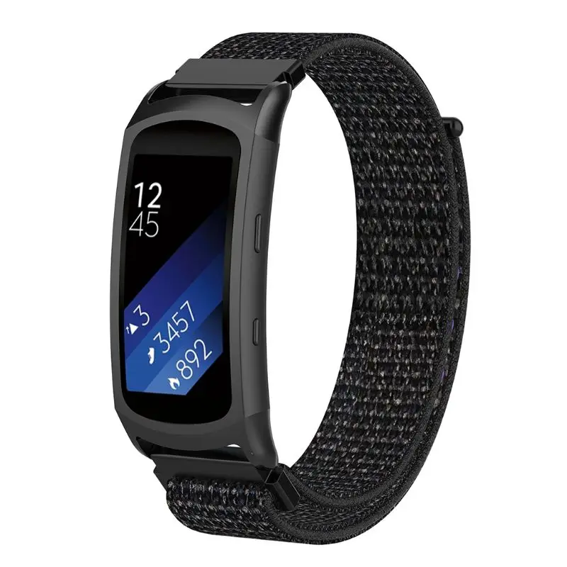 Нейлоновая петля для samsung gear Fit2 Pro/gear fit 2 SM-R360 ремешок нейлоновый сменный смарт-браслет с адаптером COMLYO