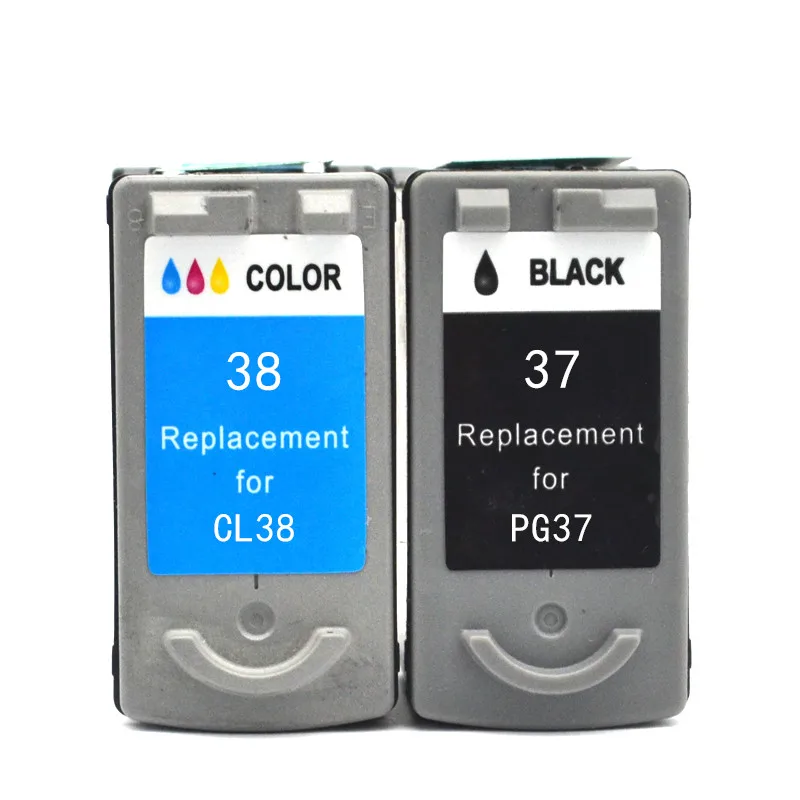 Чернильные картриджи для Φ PG 37 CL 38 PG37 CL38 Pixma MP258 MP268 MP276 MP287 MP486 MP496 MP497 MX328 струйный