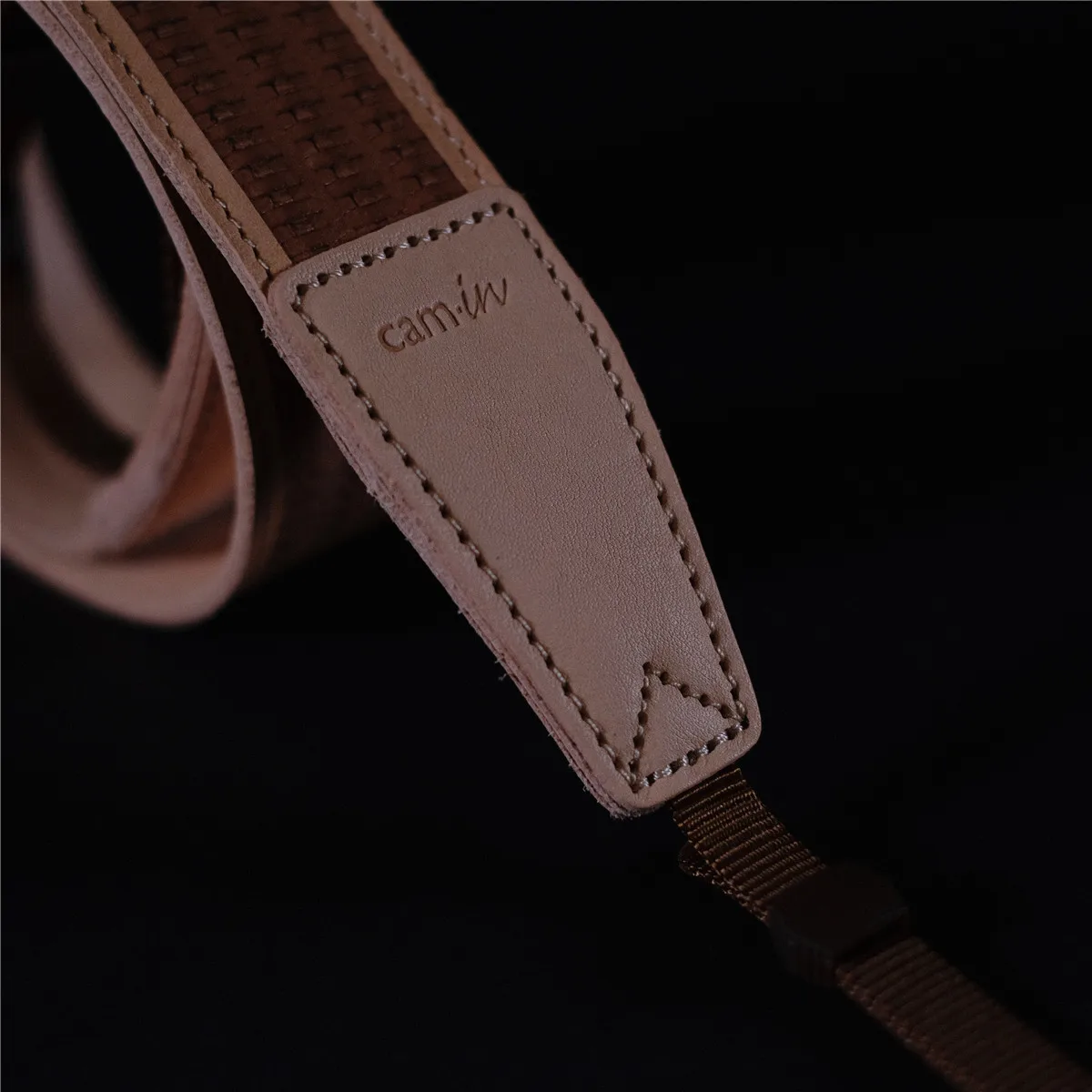  Cam-in Luxury Men Sheepskin + Cowskin Leather Neck Shoulder Strap for Leica Fujiflm Olympus Canon S