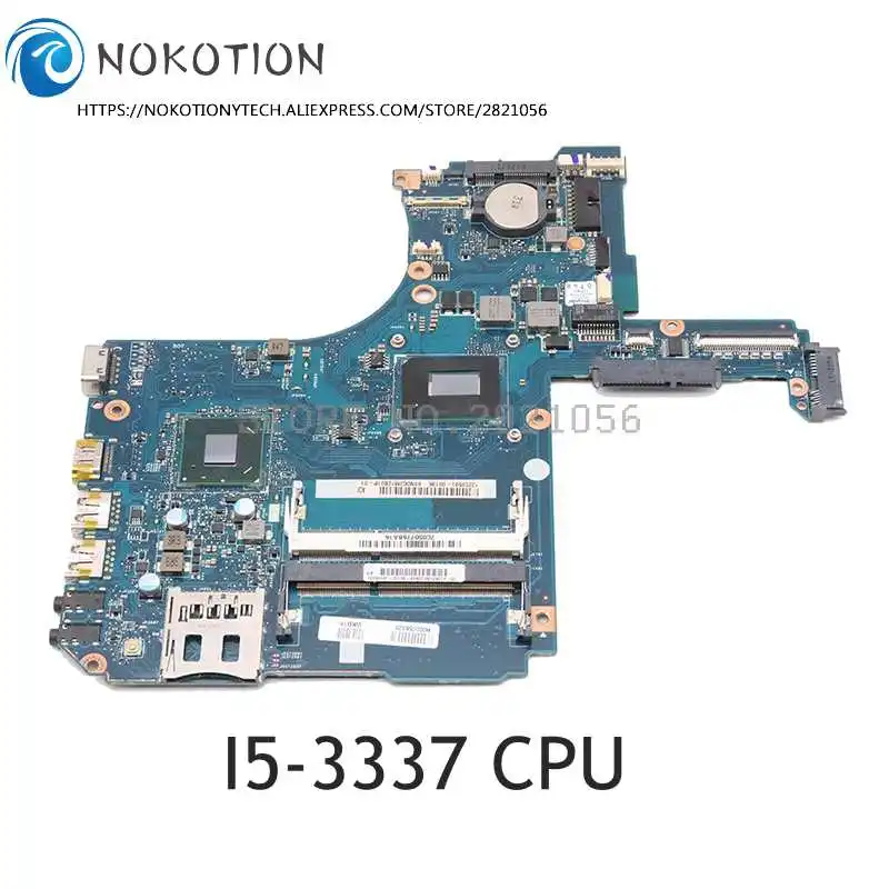 NOKOTION H000056020 Laptop Motherboard For TOSHIBA Satellite P55 P55-A5200 I5-3337U CPU HM76 GMA HD4000 DDR3 | Компьютеры и офис