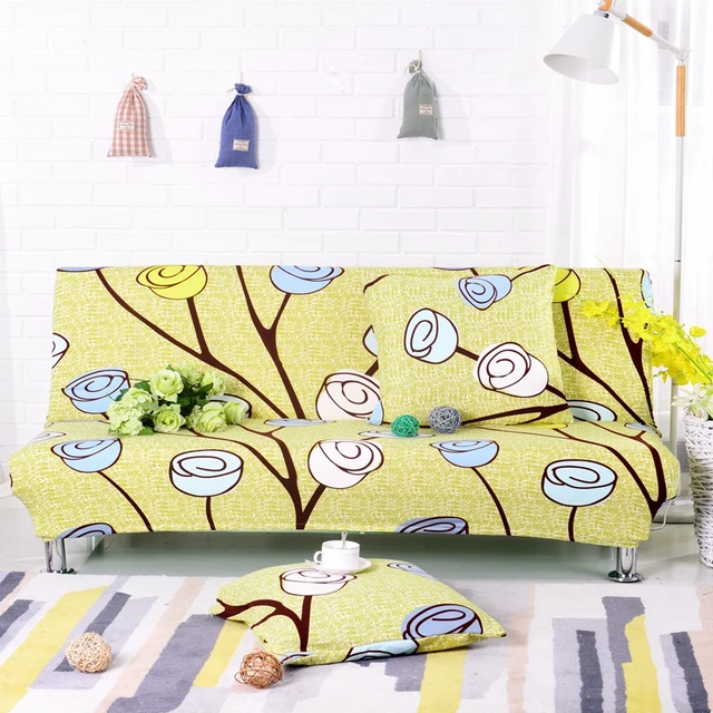 $US $7.65  Armless Sofa Couch Cover Spandex Big Elastic Sofa Bed Cover Slipcovers without Armrest Home Decorat
