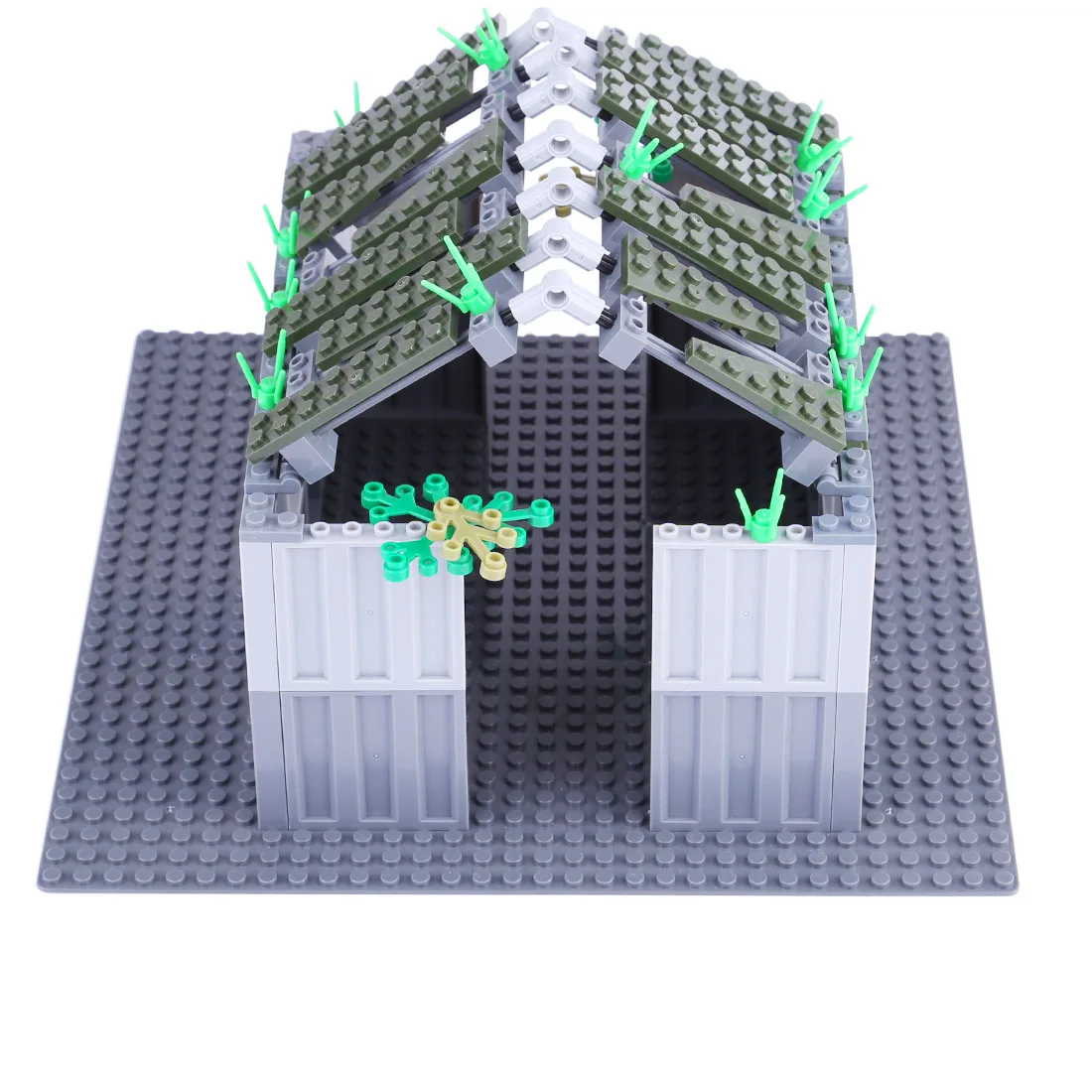 598Pcs Military Theme DIY Small Particle Building Block Shooting Scene Toy Kit For 100 Building Block 2