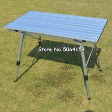 Открытый складной стол-стул Кемпинг Алюминиевый Сплав стол для пикника Водонепроницаемый прочный складной стол для 90*53 см
