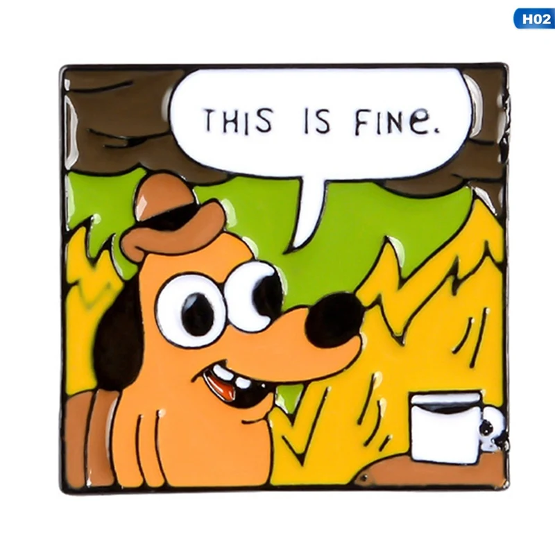 Это тонкие эмалированные булавки на заказ Мультяшные броши в форме собаки лацкан булавка рубашка сумка забавные значки с животными ювелирные изделия подарок фанатам друзьям