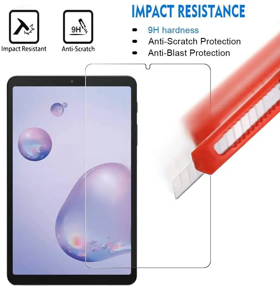 Tempered glass screen protector for Samsung galaxy tab A 8.4 SM-T307U 8.4'' protective film 2.5D 9H hardness 6