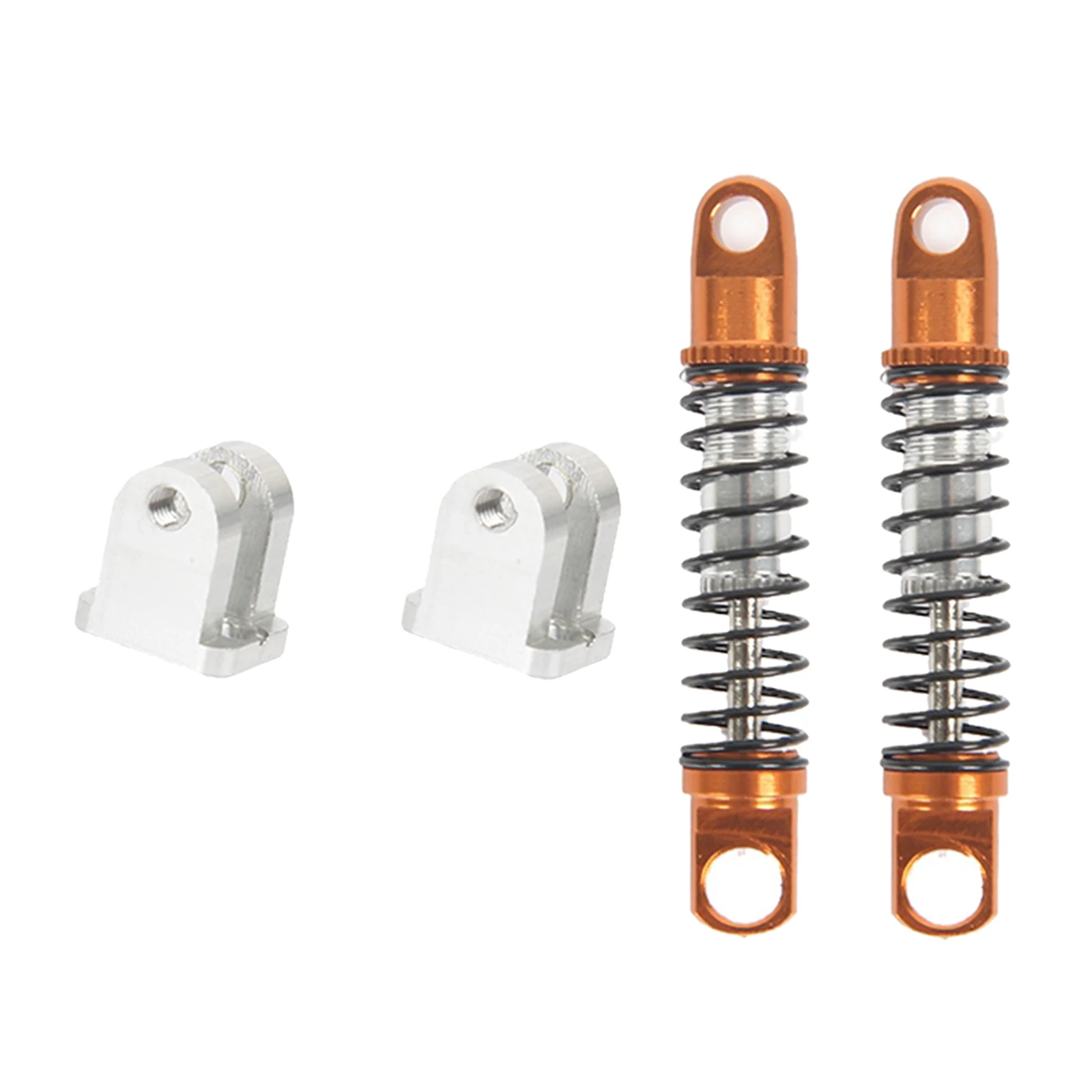 2 Packs Front Shock Absorber Damper Spring & Fixed Seat for WPL D12 RC Parts