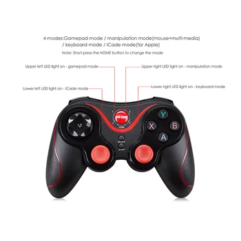

Eat-Chicken Black TV Box Bluetooth S3 Joystick Gamepad Gaming Controller