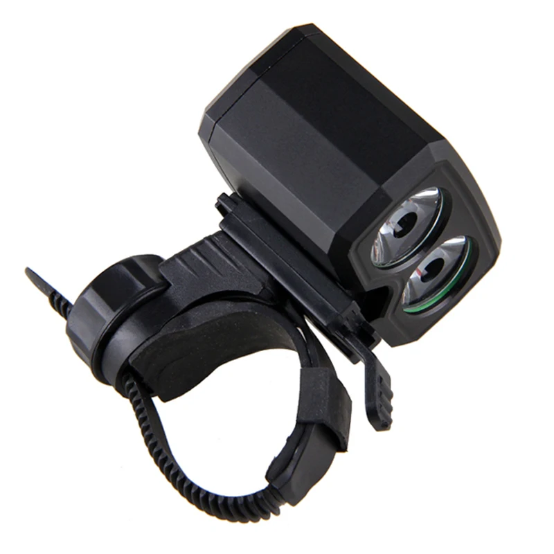 ABUO-USB перезаряжаемая велосипедная Лампа 2x XM-L T6 передний велосипедный светильник со встроенным аккумулятором 5 режимов головной светильник