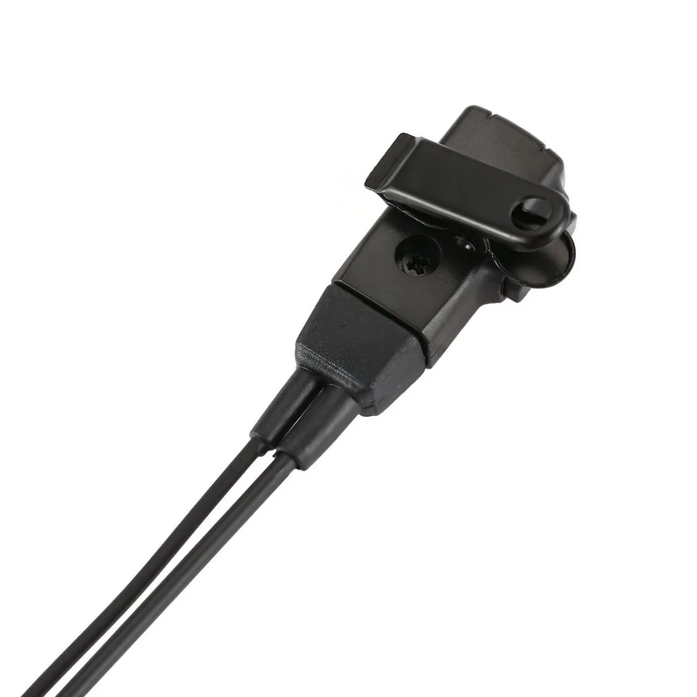 Covert Acoustic Tube Earpiece Headset Mic with Finger PTT for Kenwood Radio Tk3118 Tk3130 Tk3131 Tk3160 Tk3170 Tk3173 Etc 2pin