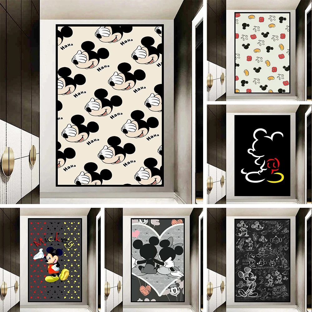 

Disney Mickey Minnie Comic Canvas Painting Couple Bedroom Living Room Decoration Posters And Prints Wall Art Home Decor