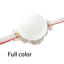 

50mm 24V Addressable RGB Full Color IP68 CC16703 Pixel Module with Milky Cover 7pcs 3535 LED Chip 1.8W/pcs for Billboard Lights