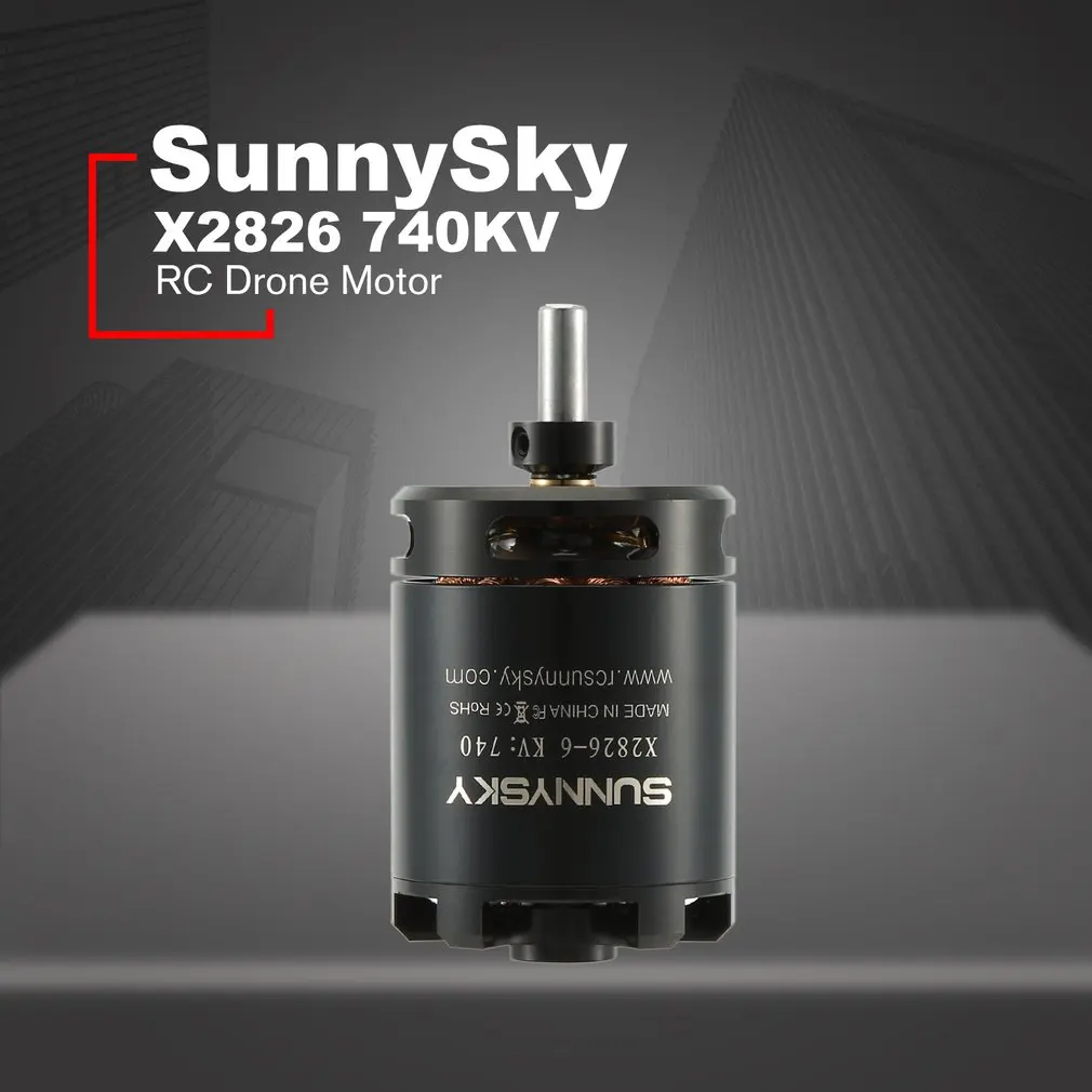 SUNNYSKY X2826 740KV 1080KV бесщеточный двигатель с фиксированным крылом для многоосевой воздушной радиоуправляемой модели бесщеточного двигателя самолета