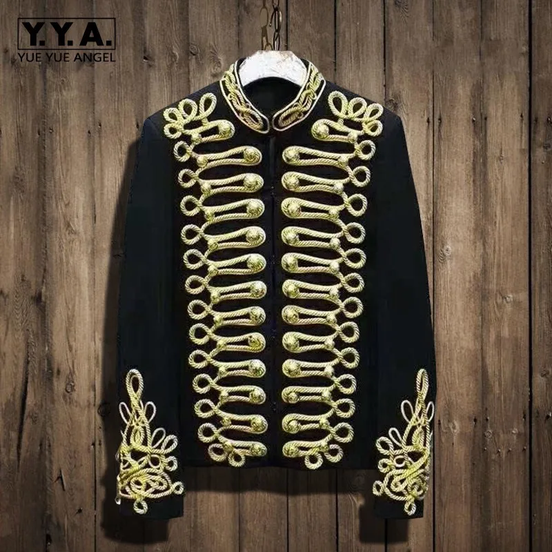#^Special Price Роскошные высококачественные мужские короткие пальто в дворцовом стиле, модные длинные рукава, воротник-стойка, одежда для ночного шоу, тон... #^Special Price Роскошные высококачественные мужские короткие пальто в дворцовом стиле, модные длинные рукава, воротник-стойка, одежда для ночного шоу, тон...