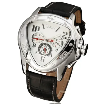 

Jaragar Man Leisure Time Heart-shaped Triangle Fully Automatic Mechanics Wrist Watch creative sport watch