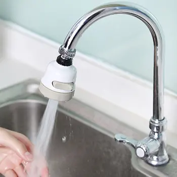 

Plastic Faucet Regulator Pressurized Sprinkler Shower Adjustable Sink Washing Faucet Nozzle 360 Rotation for Kitchen