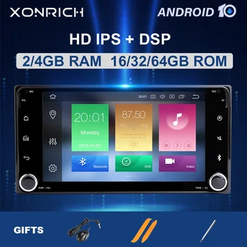 

DSP 4G 2 din Android 10Car Radio Multimedia For Toyota Land Cruiser 100 200 Prado 120 150 Rush Corolla Hiace Yaris HiluxGPS navi