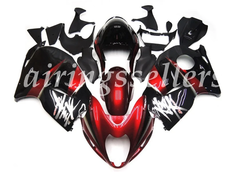 Injection Molding New ABS Motorcycle Fairings kit Fit For Suzuki GSX1300 97 98 99 00 01 02 03 04 05 06 07 Fairings Light Blue - Цвет: Black Style