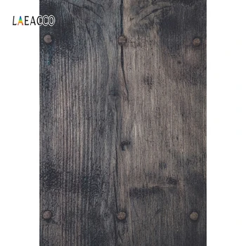 

Laeacco Old Wooden Board Home Decor Retro Portrait Photography Background Vinyl Customize Photographic Backdrop For Photo Studio