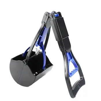 

Fold Pet Pooper Scooper for Dogs 24.8\" Long Handle Rake Poop Scoop