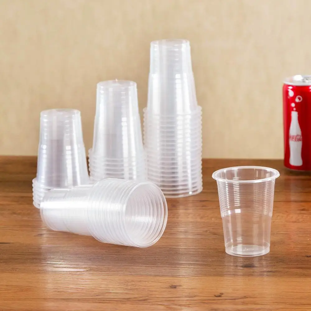 50Pcs Selling lowest price Clear Plastic Disposable Cups Glasses Shot Party Tumblers
