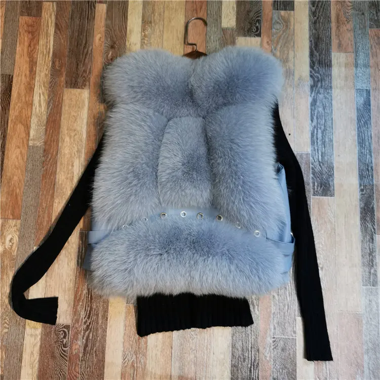 ZDFURS* из натурального меха лисы жилет короткий без рукавов Vestwoman зимние теплые натуральный меховой жилет натуральным лисьим мехом Меховая куртка лисий мех пальто