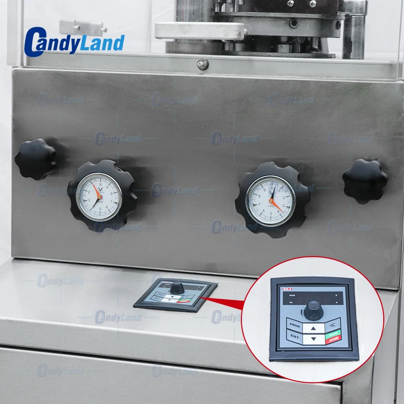 Candyland ZP-9B Upgrade Rotary Tablet Press Machine Milk Tablet Punching Machine Pharmaceutical Equipment For 3D Tablet Die Set