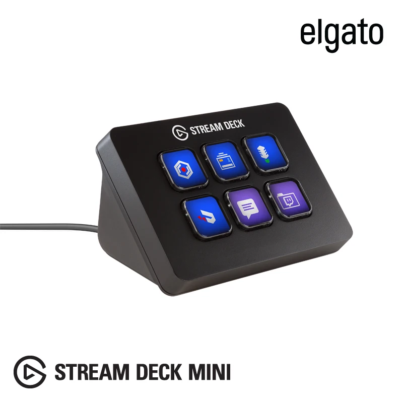 Elgato Icatu Stream Deck Mini Console Switcher Display Lcd Lcd Macro Tastiera Obs