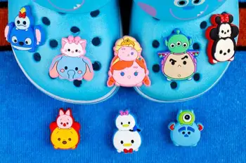 

Mixed 10 pcs Cartoon PVC DIY buckle Shoes accessories Making