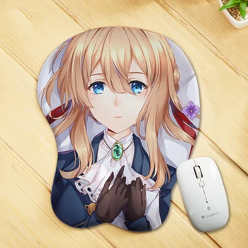 

Cute 3d mouse pad anime soft silicone with wrist rest Fashion mousepad For Office Computer Laptop