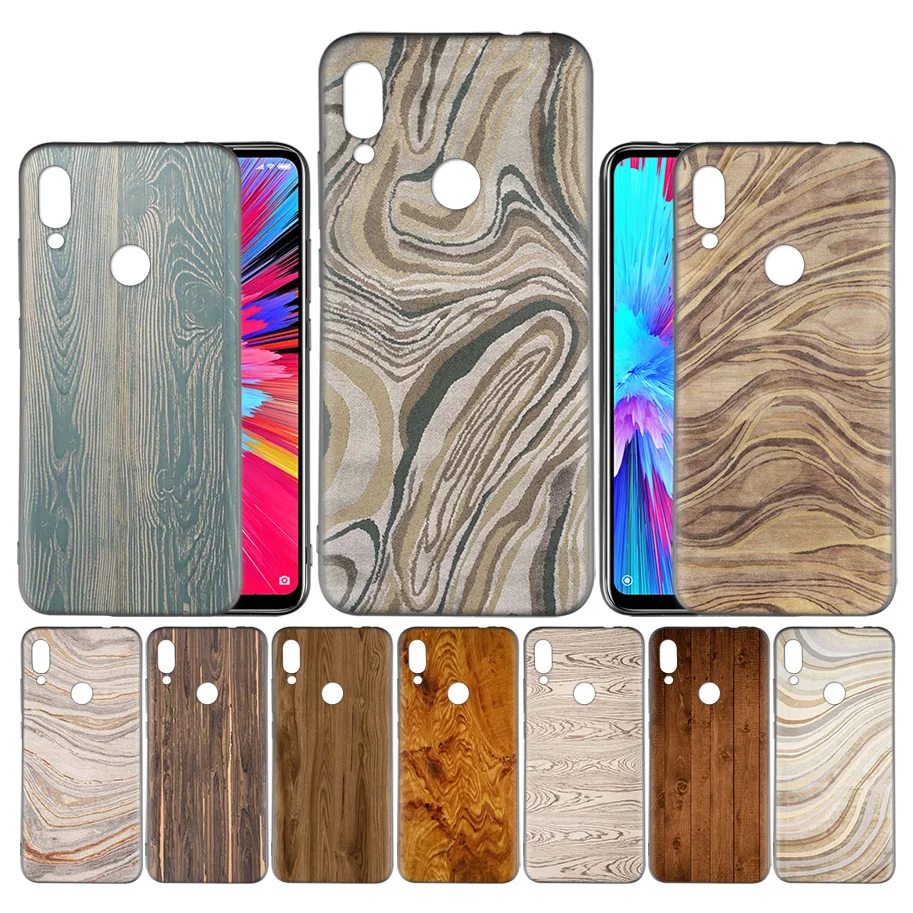 

Coque Case for Xiaomi Mi 9 9T A3 Lite Redmi Note 7 K20 CC9e 6 5 7A 6A F1 Pro Cover Phone Bags Shell Wood grain abstract texture