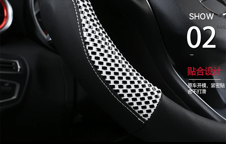 DUKEAUTO автомобильные аксессуары оплетка противоскользящая подходит для 38-40 Диаметр крышки рулевого колеса кожа lada