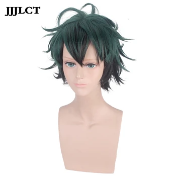 

Anime My Hero Academia Midoriya Ikuhi Cosplay Wig Halloween Split Hair Wig Anti-warp Air Wavy Gradient Synthetic for Party