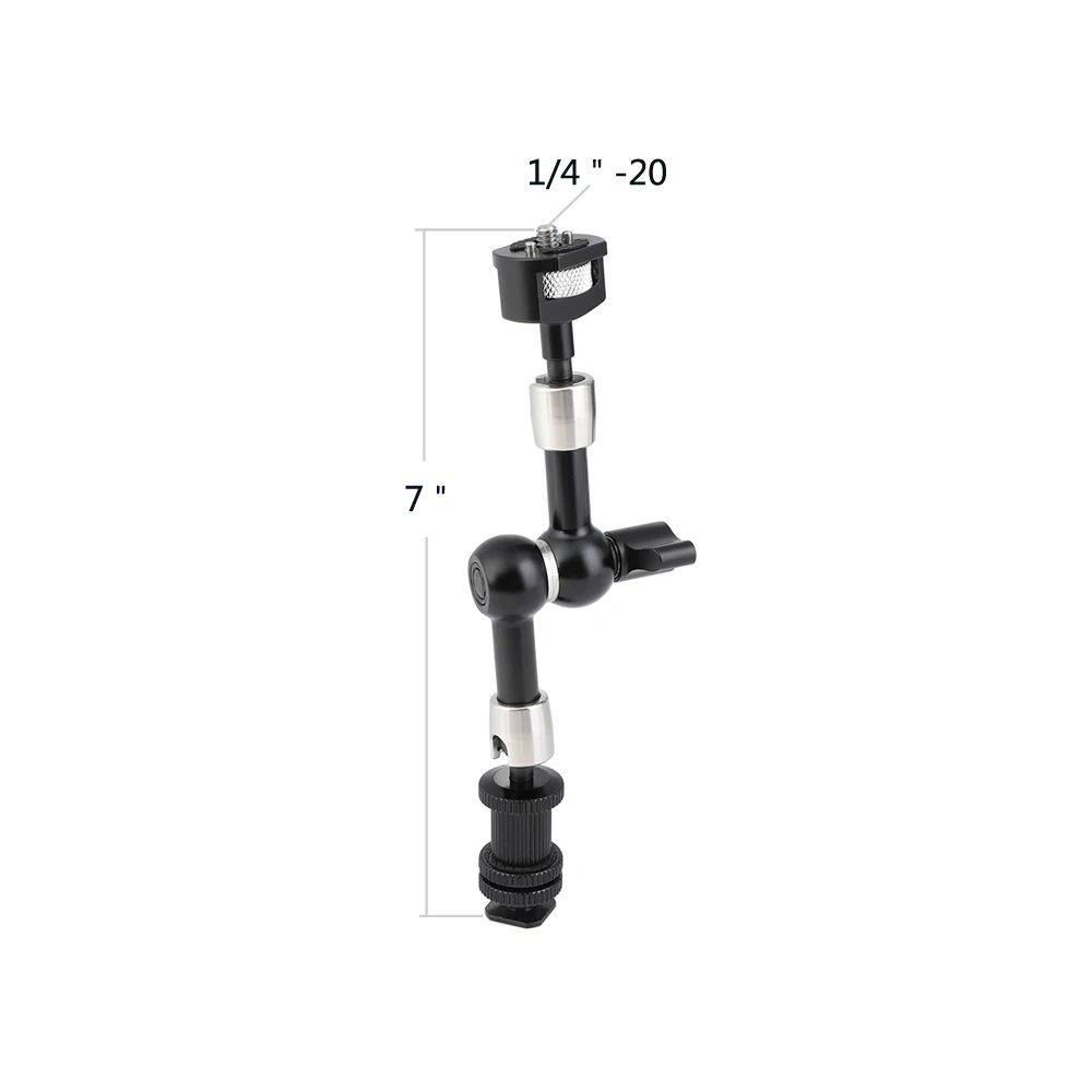 CAMVATE 7 Magic Articulating Arm  1/4  Ʈ  Ʈ ũ, 15mm , , ÷, LCD