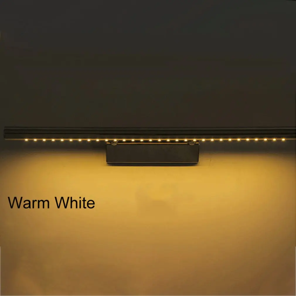 Светодиодный настенный светильник, зеркало для ванной комнаты, теплый белый/белый, настенный светильник, светильники из алюминия и нержавеющей стали
