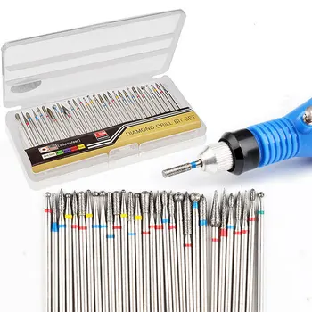 

30Pcs/Set Nail Drill Bits Durable Nails Polishing Machine Alloy Manicure Tools Clean Nail Elecric Machine Accessory