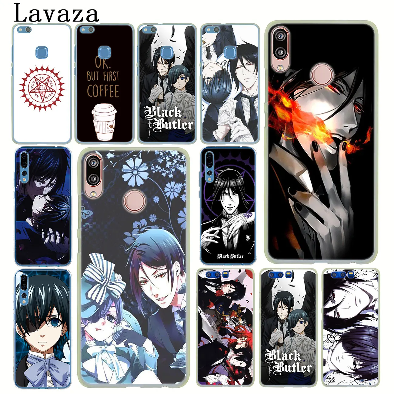 Чехол для телефона Lavaza Black Butler Kuroshitsuji Huawei P30 P20 P10 P9 Plus P8 Lite Mini 2017 2016 P smart Z 2019 |