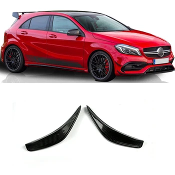 

Car Front Bumper Splitter Spoilers Air Surrounded Trim for Mercedes-Benz Amg Gla45 2015-2019 Side Decorative Cover