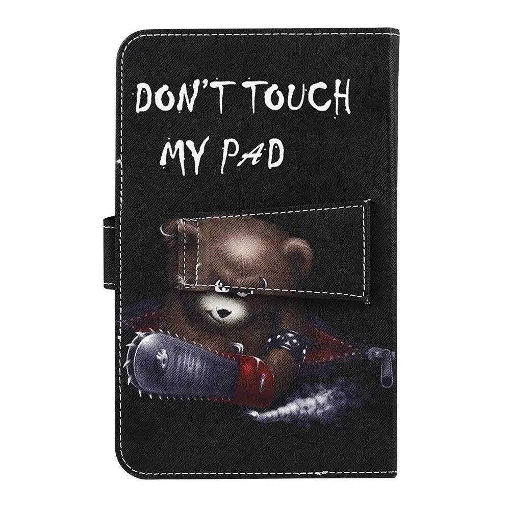 Universal Tablet Case With Micro USB Keyboard for 9.7 10 10.1 inch Tablet PC Printed Leather Case Stand Protective Cover Skin (13)