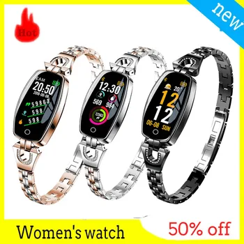 

H8 Smartwatch Women lady Heart Rate Monitoring Fitness Tracker Bluetooth Waterproof For Android IOS Bracelet Smart Watches 2020