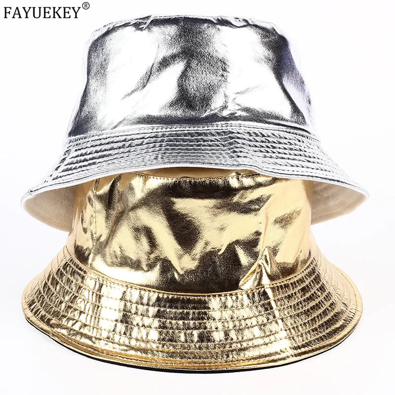 Color Bucket Hat Two-sided Fashion Men 