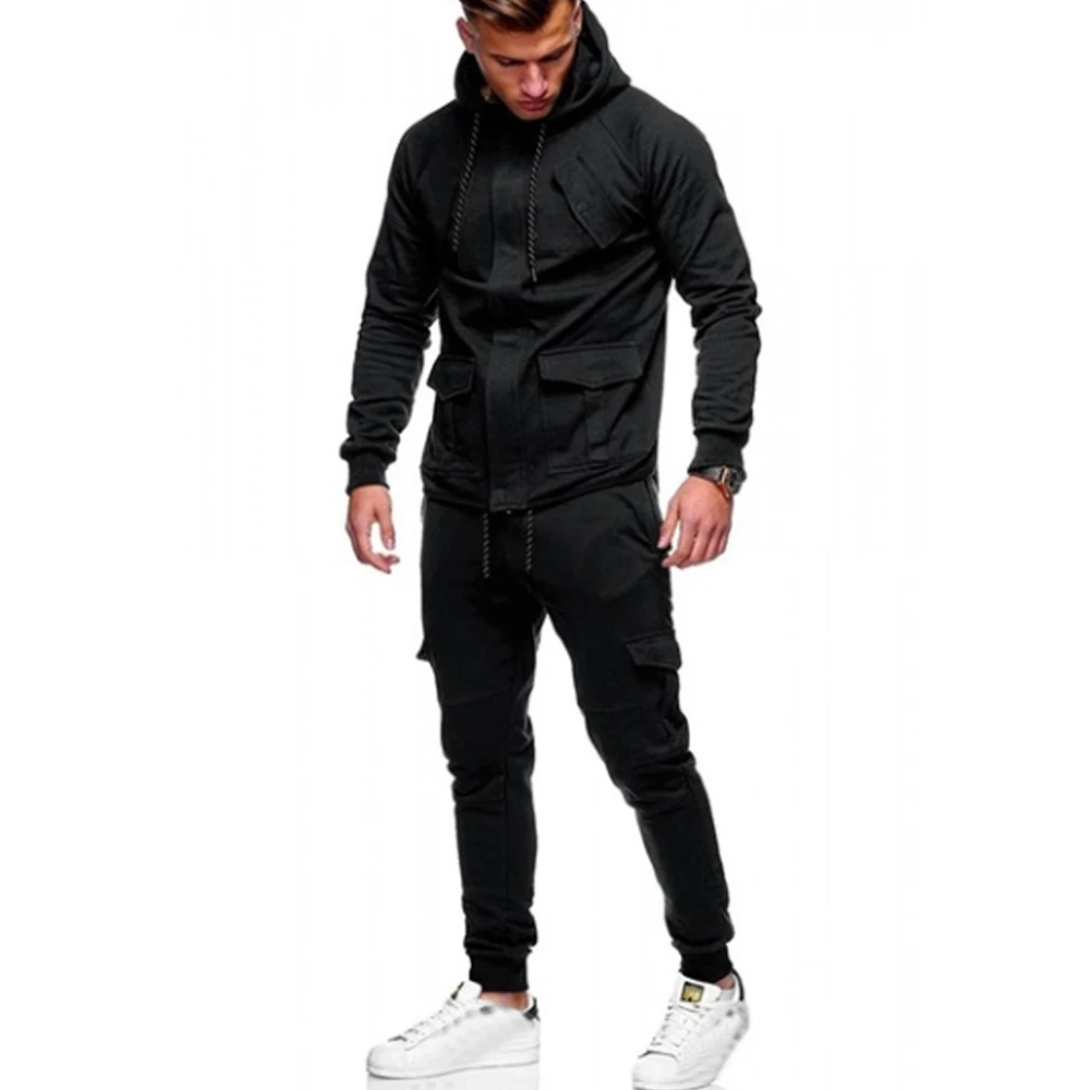 M-XXL, мужской спортивный костюм, комплект из 2 предметов, спортивный костюм для бега, толстовка с капюшоном, пальто, куртка+ брюки, тренировочные штаны, спортивный Спортивный костюм для бега
