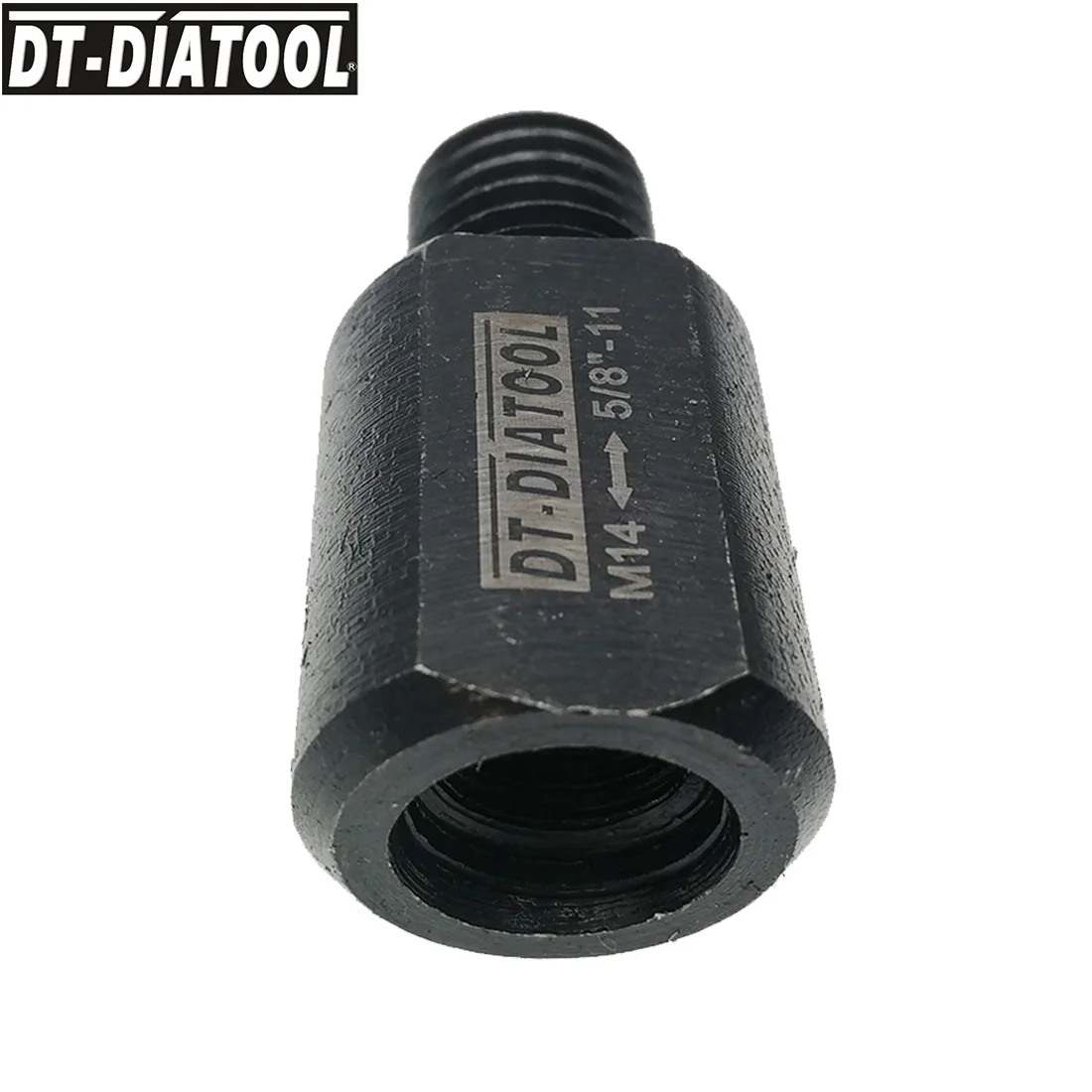 DT-DIATOOL 2 шт. от 5/8 до 11 штыревой к M14 гнездовой резьбе адаптер для алмазных коронки шлифовальный диск может подойти 5/8-11 инструмент для M14 машины