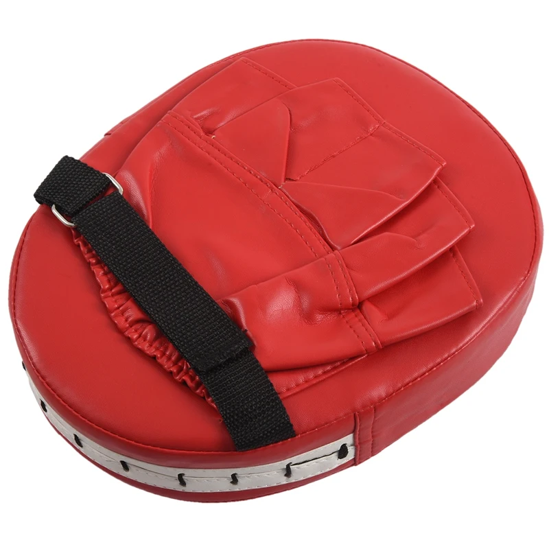 2X лопасти боксерские тренировочные ковши ручные подушечки для ударов красные