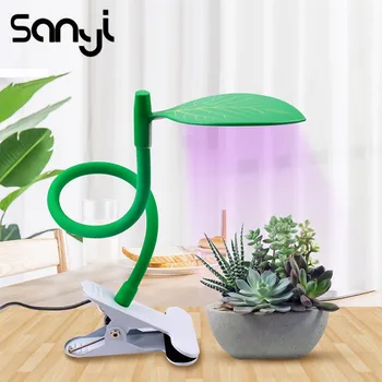 

LED Plant Flower Grow Lamp Dual Light Plant Grow Light Desk Clip SMD2835 3 DIY Lighting Mode 5 Dimmable Level Remote Control