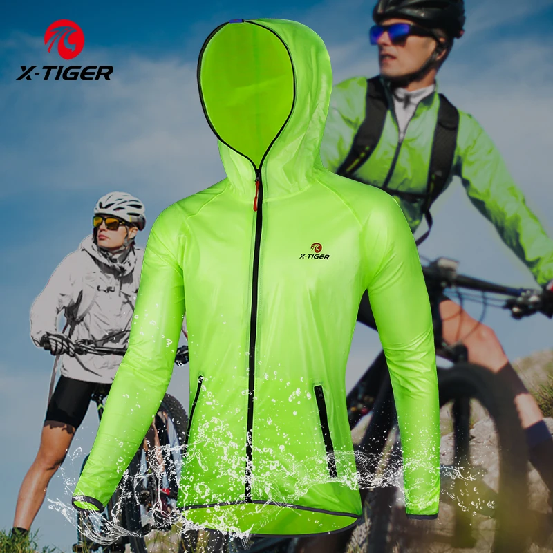 Cycling Clothes X Tiger Raincoat Suit Waterproof for Outdoor Activities